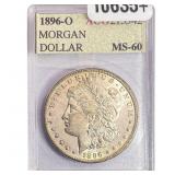 1896-O Morgan Silver Dollar ACG MS60