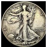 1938-D Silver Walking Liberty Half Dollar  NICELY