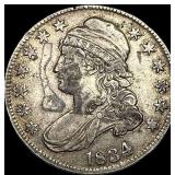 1834 Capped Bust Half Dollar ABOUT  UNCIRCULATED