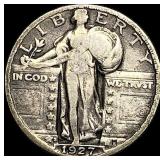 1927-S Silver Standing Liberty Quarter  LIGHTLY C