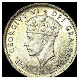 1943 Newfoundland Silver 5 Cents HIGH GRADE