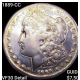 1889-CC Morgan Silver Dollar LIGHTLY CIRCULATED