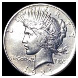 1921 Silver Peace Dollar UNCIRCULATED