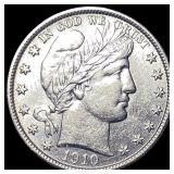 1910 Barber Half Dollar UNCIRCULATED