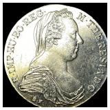 1780 Silver Maria Theresa Thaler GEM BU