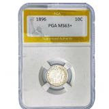 1896 Barber Dime PGA MS63+