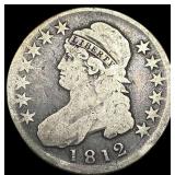 1812 Capped Bust Half Dollar NICELY  CIRCULATED