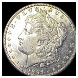 1897-S Silver Morgan Dollar CLOSELY UNCIRCULATED