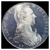 1780 Silver Maria Theresa Thaler UNCIRCULATED