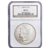 1878-CC Morgan Silver Dollar NGC MS63