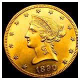 1890-CC $10 Gold Eagle