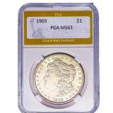 1903 Morgan Silver Dollar PGA MS63