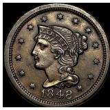 1848 Braided Hair Large Cent UNCIRCULATED