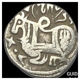 700-1000 AD India Rajput Silver Jital NEARLY UNCIR
