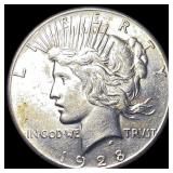 1928-S Silver Peace Dollar UNCIRCULATED