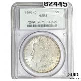 1902-O Morgan Silver Dollar PCGS MS64