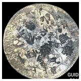 1805 Mexico Silver 8 Reales Chopmarked NEARLY UNCI