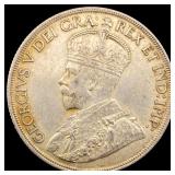 1936 Canada Silver Dollar CLOSELY  UNCIRCULATED