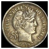 1899 Barber Dime CLOSELY UNCIRCULATED