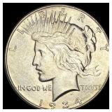 1934 Silver Peace Dollar UNCIRCULATED