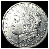 1887 Morgan Silver Dollar CLOSELY UNCIRCULATED