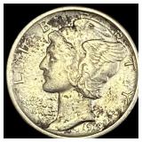 1918-S Silver Mercury Dime LIGHTLY CIRCULATED