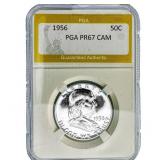 1956 Franklin Half Dollar PGA PR67 CAM