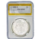 1888-O Morgan Silver Dollar PGA MS62