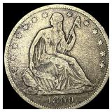 1860-O Silver Half Dollar LIGHTLY CIRCULATED