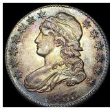 1833 Silver Capped Bust Half Dollar CHOICE AU