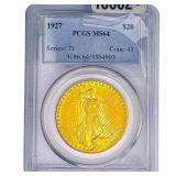 1927 $20 Gold Double Eagle PCGS MS64