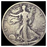 1923-S Silver Walking Liberty Half Dollar NICELY C
