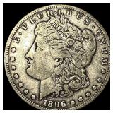 1896-S Silver Morgan Dollar ABOUT UNCIRCULATED