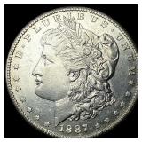 1887-S Silver Morgan Dollar UNCIRCULATED