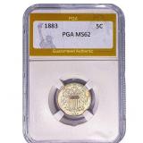 1883 Liberty Victory Nickel PGA MS62
