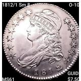 1812/1 Sm 8 O-102 Capped Bust Half Dollar UNCIRCUL
