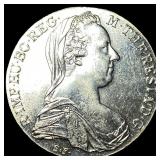 1780 Silver Maria Theresa Thaler GEM BU