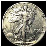 1939 Silver Half Dollar Walking Liberty UNCIRCULAT