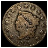 1825 Coronet Head Large Cent NICELY CIRCULATED