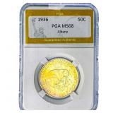 1936 Albany Half Dollar PGA MS68