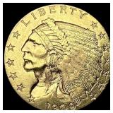 1909 Indian Head $2.50 Gold Quarter Eagle UNCIRCUL