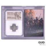 Roman Valerian I AD 253-260 BI Dbl Denarius NGC V