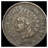 1866 Indian Head Cent LIGHTLY CIRCULATED