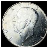 1938 Sweden Silver 2 Kroner UNCIRCULATED