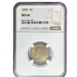 1899 Liberty Victory Nickel NGC MS66