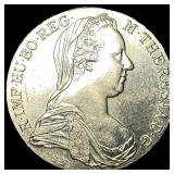 1780 Silver Maria Theresa Thaler GEM BU