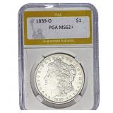 1889-O Morgan Silver Dollar PGA MS62+