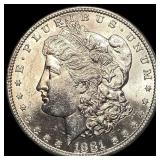 1881-S Morgan Silver Dollar CHOICE BU