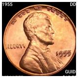 1955 DDO Wheat Cent CHOICE BU RD