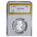 1961 Franklin Half Dollar PGA PR68
